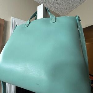 Portland Leather Medium Crossbody Tote